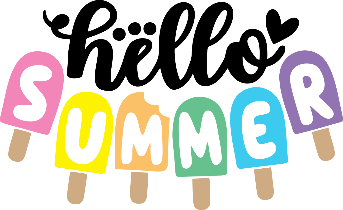 Hello Summer Popsicle
