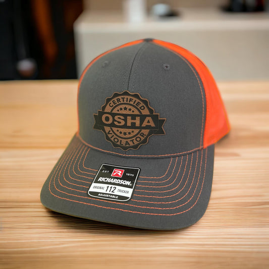 Certified | OSHA | Violator | Hat